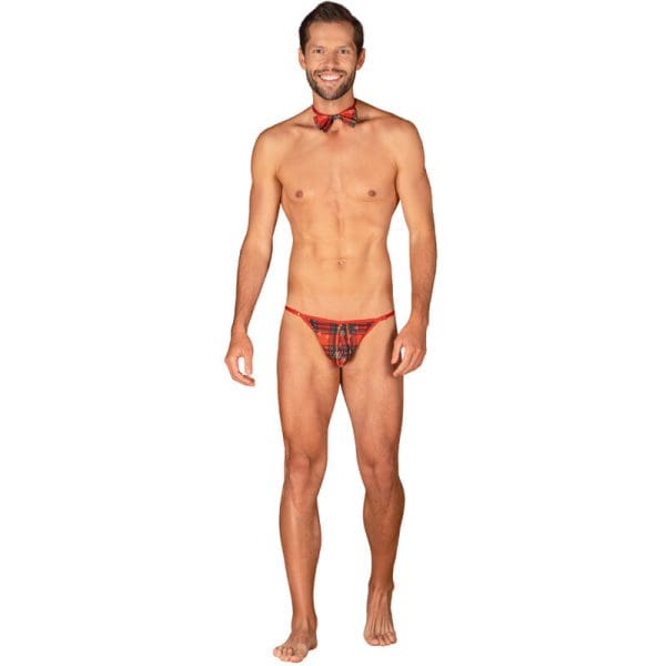 OBSESSIVE - MS MERRILO THONG & BOW TIE ONE SIZE 5